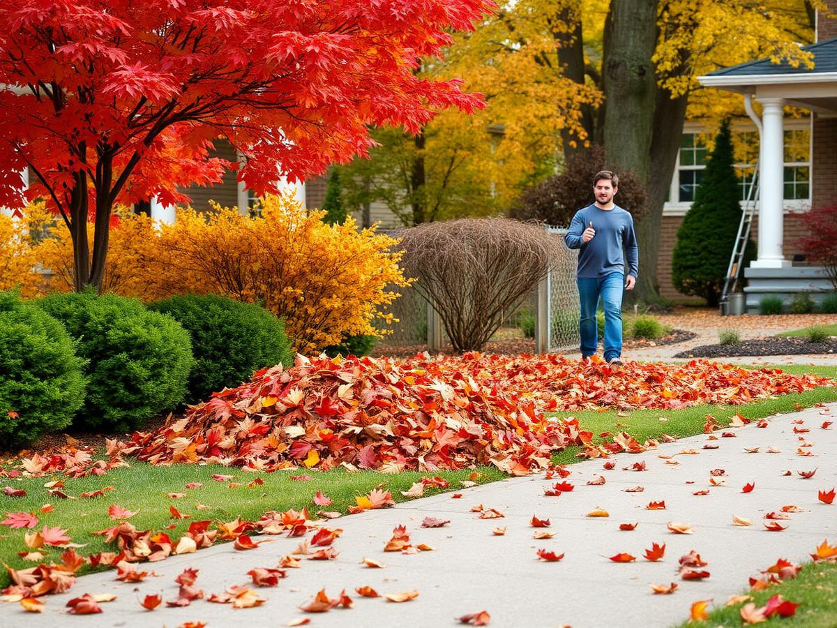 Fall cleanup & pruning
